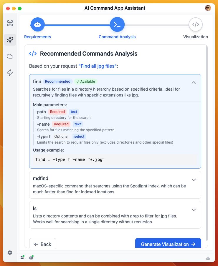 AI Command App Assistant Analysis